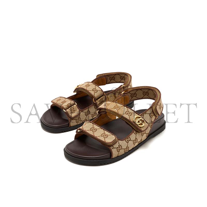 GUCCI MORITZ GG SUPREME SANDALS 